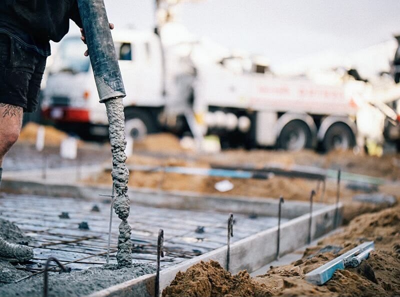 Ground Line Ready-Mix Concrete Pump Pouring Slab Stevenage